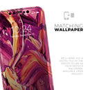 Blurred Abstract Flow V15  - Protective Skin Wrap & Decal – Compatible with iPhone SE to iPhone 17 Pro Max (All Models)