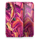Blurred Abstract Flow V15  - Protective Skin Wrap & Decal – Compatible with iPhone SE to iPhone 17 Pro Max (All Models)