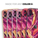 Blurred Abstract Flow V15  - Protective Skin Wrap & Decal – Compatible with iPhone SE to iPhone 17 Pro Max (All Models)