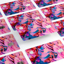 Blurred Abstract Flow V16 - Premium Protective Decal Skin-Kit for the Apple Credit Card