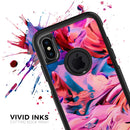 Blurred Abstract Flow V16 - Skin Kit for the iPhone OtterBox Cases