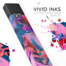 Blurred Abstract Flow V16 - Premium Decal Protective Skin-Wrap Sticker compatible with the Juul Labs vaping device