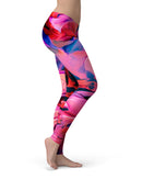 Blurred Abstract Flow V16 - All Over Print Womens Leggings / Yoga or Workout Pants