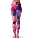 Blurred Abstract Flow V16 - All Over Print Womens Leggings / Yoga or Workout Pants