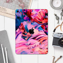 Blurred Abstract Flow V16 - Full Body Skin Decal for the Apple iPad Pro 12.9", 11", 10.5", 9.7", Air or Mini (All Models Available)