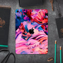 Blurred Abstract Flow V16 - Full Body Skin Decal for the Apple iPad Pro 12.9", 11", 10.5", 9.7", Air or Mini (All Models Available)