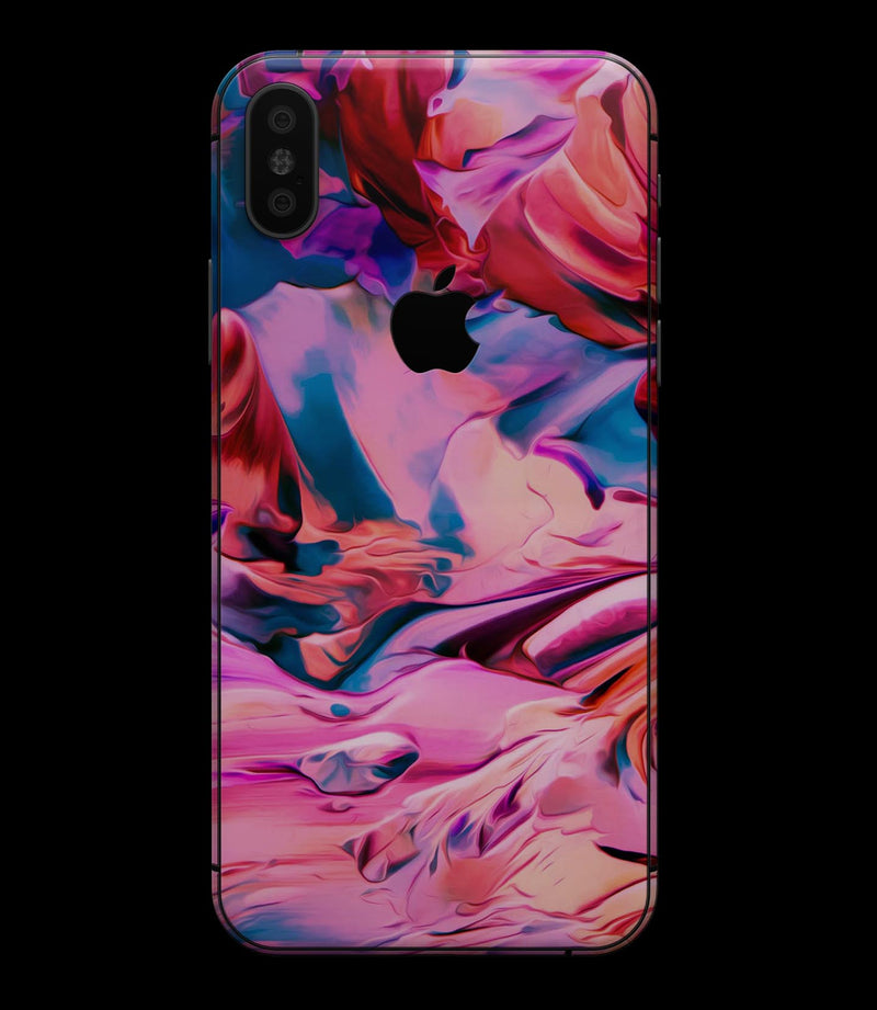 Blurred Abstract Flow V16 - iPhone XS MAX, XS/X, 8/8+, 7/7+, 5/5S/SE Skin-Kit (All iPhones Available)
