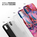 Blurred Abstract Flow V16 - iPhone X Swappable Hybrid Case