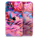 Blurred Abstract Flow V16  - Protective Skin Wrap & Decal – Compatible with iPhone SE to iPhone 17 Pro Max (All Models)