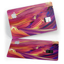 Blurred Abstract Flow V17 - Premium Protective Decal Skin-Kit for the Apple Credit Card