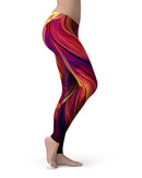 Blurred Abstract Flow V17 - All Over Print Womens Leggings / Yoga or Workout Pants