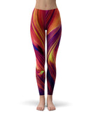 Blurred Abstract Flow V17 - All Over Print Womens Leggings / Yoga or Workout Pants