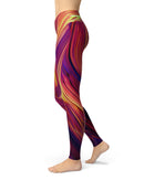 Blurred Abstract Flow V17 - All Over Print Womens Leggings / Yoga or Workout Pants