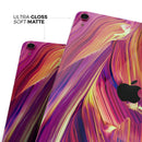 Blurred Abstract Flow V17 - Full Body Skin Decal for the Apple iPad Pro 12.9", 11", 10.5", 9.7", Air or Mini (All Models Available)