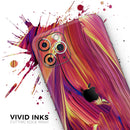 Blurred Abstract Flow V17  - Protective Skin Wrap & Decal – Compatible with iPhone SE to iPhone 17 Pro Max (All Models)