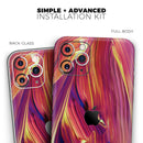 Blurred Abstract Flow V17  - Protective Skin Wrap & Decal – Compatible with iPhone SE to iPhone 17 Pro Max (All Models)