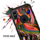 Blurred Abstract Flow V18 - Skin Kit for the iPhone OtterBox Cases