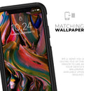 Blurred Abstract Flow V18 - Skin Kit for the iPhone OtterBox Cases