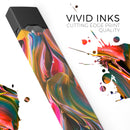 Blurred Abstract Flow V18 - Premium Decal Protective Skin-Wrap Sticker compatible with the Juul Labs vaping device