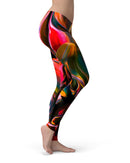 Blurred Abstract Flow V18 - All Over Print Womens Leggings / Yoga or Workout Pants