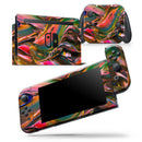 Blurred Abstract Flow V18 - Skin Wrap Decal for Nintendo Switch Lite Console & Dock - 3DS XL - 2DS - Pro - DSi - Wii - Joy-Con Gaming Controller