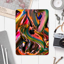 Blurred Abstract Flow V18 - Full Body Skin Decal for the Apple iPad Pro 12.9", 11", 10.5", 9.7", Air or Mini (All Models Available)