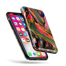 Blurred Abstract Flow V18 - iPhone X Swappable Hybrid Case