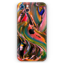 Blurred Abstract Flow V18  - Protective Skin Wrap & Decal – Compatible with iPhone SE to iPhone 17 Pro Max (All Models)