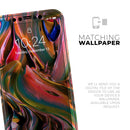 Blurred Abstract Flow V18  - Protective Skin Wrap & Decal – Compatible with iPhone SE to iPhone 17 Pro Max (All Models)