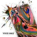 Blurred Abstract Flow V18  - Protective Skin Wrap & Decal – Compatible with iPhone SE to iPhone 17 Pro Max (All Models)