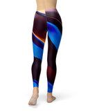 Blurred Abstract Flow V19 - All Over Print Womens Leggings / Yoga or Workout Pants