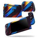 Blurred Abstract Flow V19 - Skin Wrap Decal for Nintendo Switch Lite Console & Dock - 3DS XL - 2DS - Pro - DSi - Wii - Joy-Con Gaming Controller