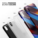 Blurred Abstract Flow V19 - iPhone X Swappable Hybrid Case