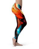 Blurred Abstract Flow V1 - All Over Print Womens Leggings / Yoga or Workout Pants
