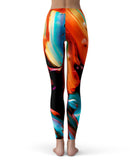 Blurred Abstract Flow V1 - All Over Print Womens Leggings / Yoga or Workout Pants