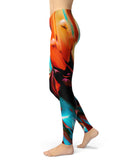 Blurred Abstract Flow V1 - All Over Print Womens Leggings / Yoga or Workout Pants
