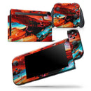 Blurred Abstract Flow V1 - Skin Wrap Decal for Nintendo Switch Lite Console & Dock - 3DS XL - 2DS - Pro - DSi - Wii - Joy-Con Gaming Controller