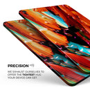 Blurred Abstract Flow V1 - Full Body Skin Decal for the Apple iPad Pro 12.9", 11", 10.5", 9.7", Air or Mini (All Models Available)