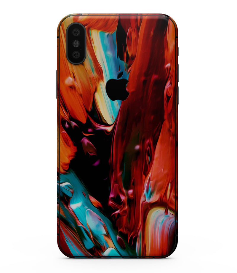Blurred Abstract Flow V1 - iPhone XS MAX, XS/X, 8/8+, 7/7+, 5/5S/SE Skin-Kit (All iPhones Available)