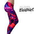 Blurred Abstract Flow V20 - All Over Print Womens Leggings / Yoga or Workout Pants