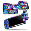 Blurred Abstract Flow V21 - Skin Wrap Decal for Nintendo Switch Lite Console & Dock - 3DS XL - 2DS - Pro - DSi - Wii - Joy-Con Gaming Controller