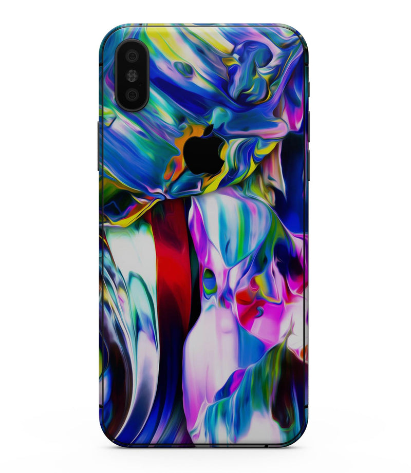 Blurred Abstract Flow V21 - iPhone XS MAX, XS/X, 8/8+, 7/7+, 5/5S/SE Skin-Kit (All iPhones Available)