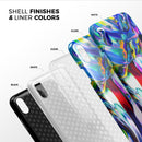 Blurred Abstract Flow V21 - iPhone X Swappable Hybrid Case