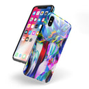 Blurred Abstract Flow V21 - iPhone X Swappable Hybrid Case