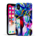 Blurred Abstract Flow V21 - iPhone X Swappable Hybrid Case