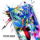 Blurred Abstract Flow V21  - Protective Skin Wrap & Decal – Compatible with iPhone SE to iPhone 17 Pro Max (All Models)