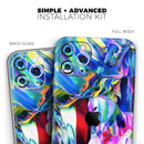Blurred Abstract Flow V21  - Protective Skin Wrap & Decal – Compatible with iPhone SE to iPhone 17 Pro Max (All Models)