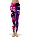 Blurred Abstract Flow V22 - All Over Print Womens Leggings / Yoga or Workout Pants