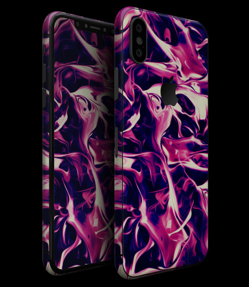 Blurred Abstract Flow V22 - iPhone XS MAX, XS/X, 8/8+, 7/7+, 5/5S/SE Skin-Kit (All iPhones Available)