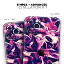 Blurred Abstract Flow V22  - Protective Skin Wrap & Decal – Compatible with iPhone SE to iPhone 17 Pro Max (All Models)